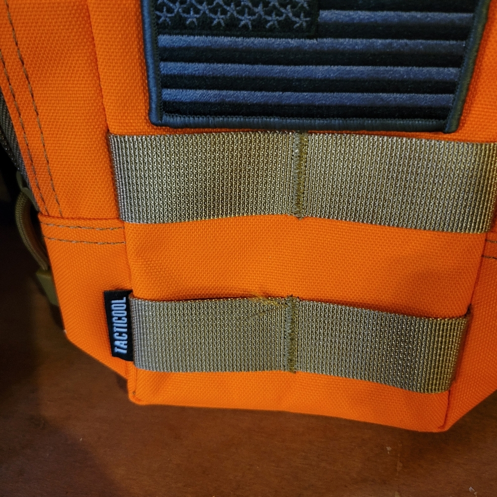 Orange Pouch With Flag Patch 2 Bundle - image 5